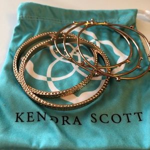 Kendra Scott bangle bracelet set